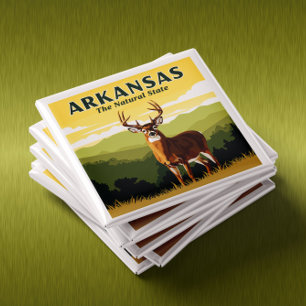 Vintag Arkansas Magnet