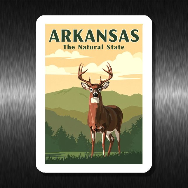 Vintag Arkansas Magnet (Von Creator hochgeladen)