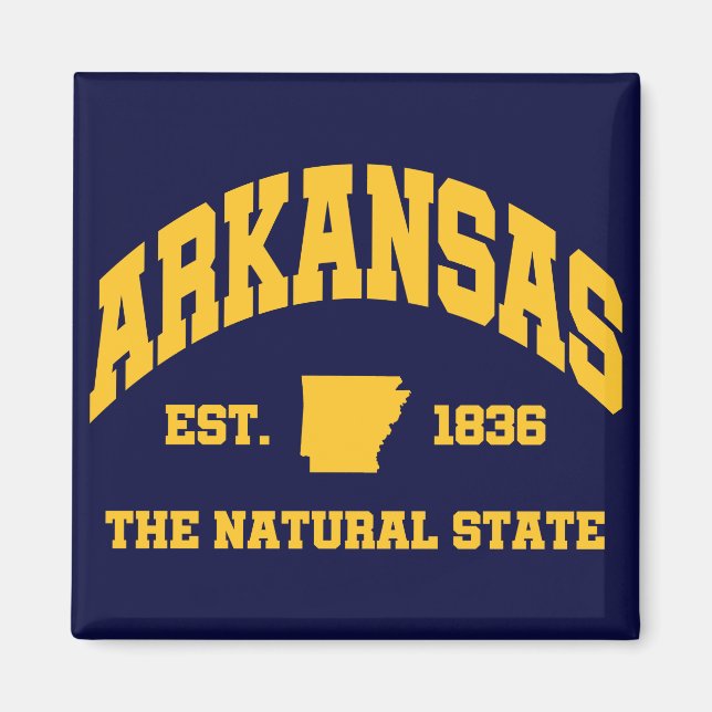 Vintag Arkansas Magnet (Vorne)