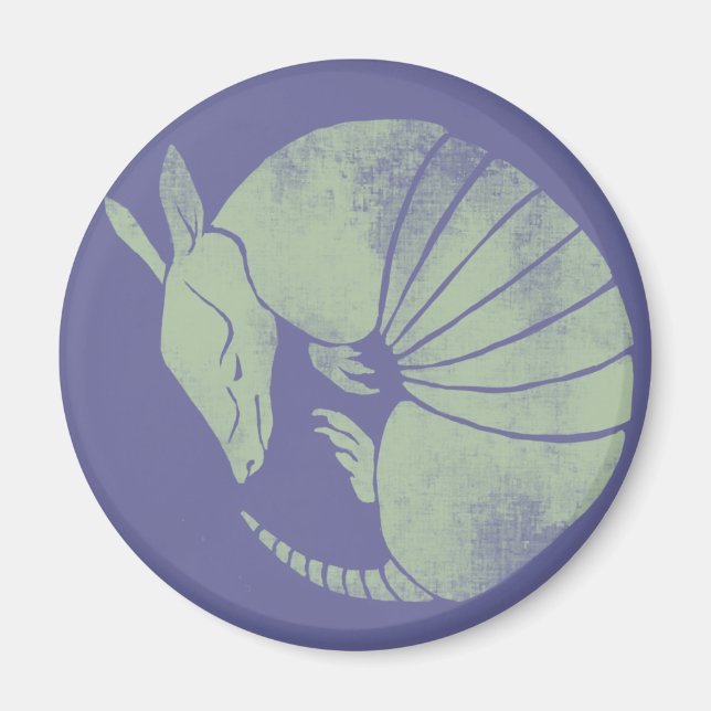 Vintag Armadillo Magnet (Vorne)