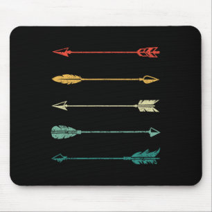 Vintag Arrow Traditionelle Bogenpfeile Bow Hunti Mousepad