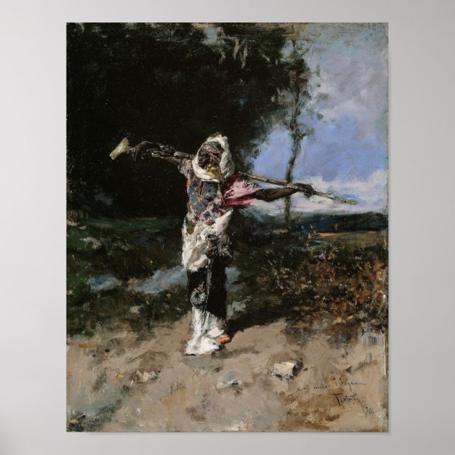 Vintag Art African Chief Poster (Vorne)