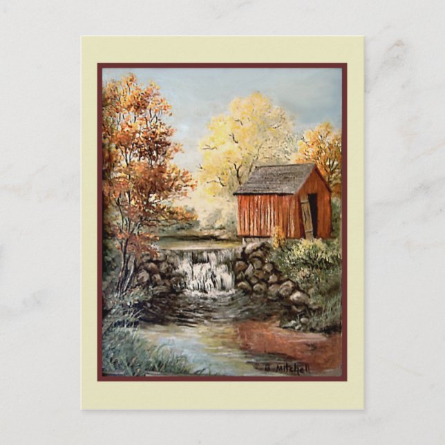 Vintag Art - B. Mitchell Postkarte (Vorderseite)