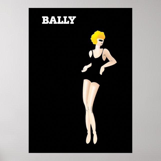 Vintag Art Bernard Villemot Bally Shoes Poster (Vorne)