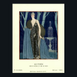 Vintag Art Deco Abend Dress & Coat Fashion Art Poster<br><div class="desc">Dies ist ein digital erweiterter Druck eines Vintagen Art-Déco-Abend-Kleides und Coat-Modeschilds von Charles Frederick Worth aus dem Jahr 1923.</div>