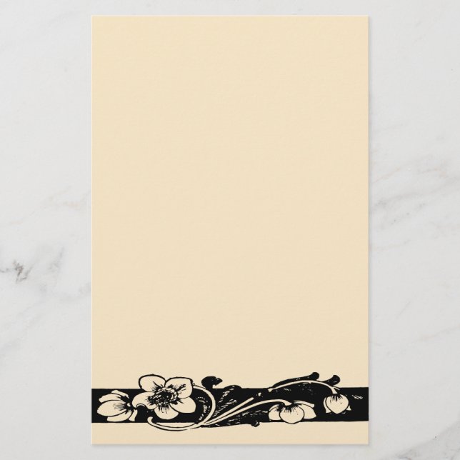 Vintag Art Deco Briefpapier (Vorderseite)