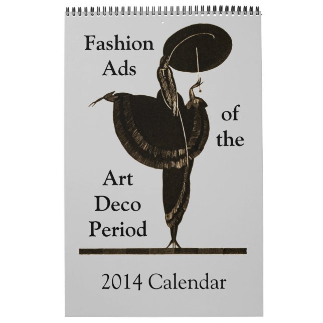 Vintag Art Deco Fashion Advertising 2014 Kalender (Titelbild)