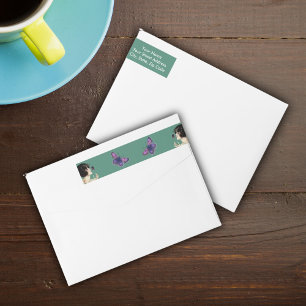 Vintag Art Deco Lady Butterfly Hübsche Blume