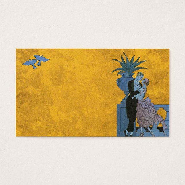 Vintag Art Deco Newlyweds, Liebe Wedding Dance (Vorderseite)