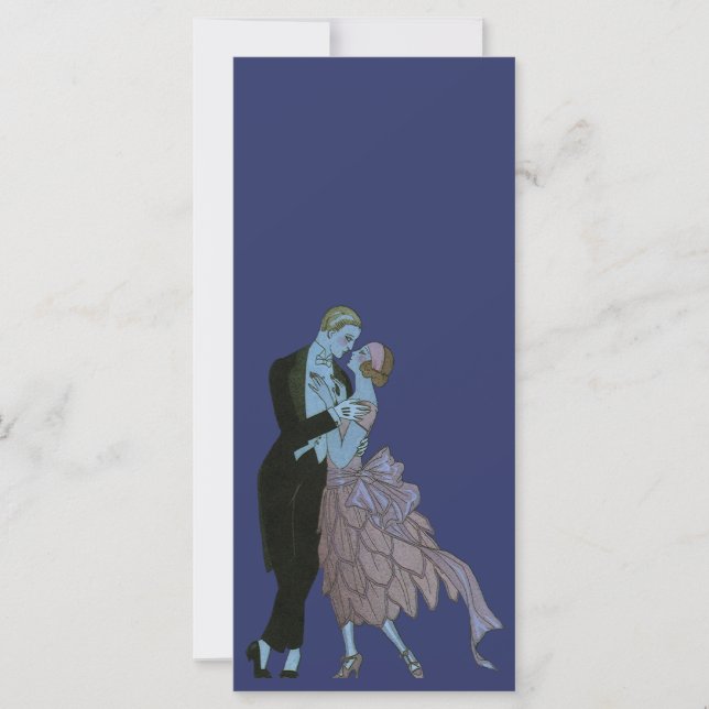 Vintag Art Deco Newlyweds, Liebe Wedding Dance (Vorderseite)
