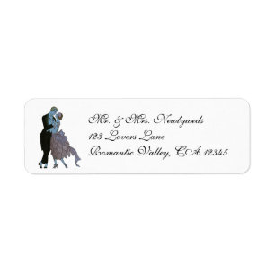 Vintag Art Deco Newlyweds, Liebe Wedding Dance