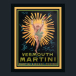 Vintag Art Deco Vermouth Martini Poster<br><div class="desc">1920er Jahre Vintag,  Werbeanzeige von Vermouth Martini - 11x14 hier gezeigt. In anderen Größen erhältlich.</div>