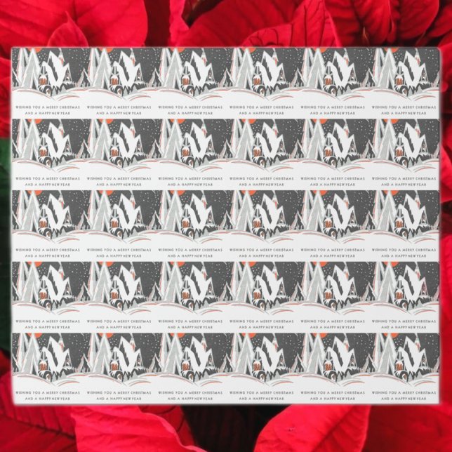 Vintag Art Deco Weihnachten Geschenkpapier (Von Creator hochgeladen)