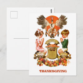 Vintag Art Erntedank Postkarten