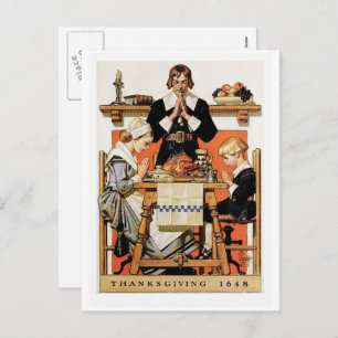 Vintag Art Erntedank Postkarten