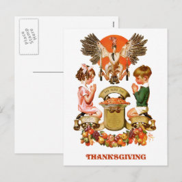 Vintag Art Erntedank Postkarten