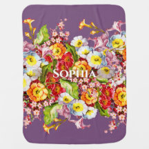 Vintag Art Floral Muster Frühlingsblumen Primrose