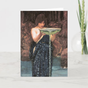 Vintag Art John W. Waterhouse Circe Invidiosa Dankeskarte