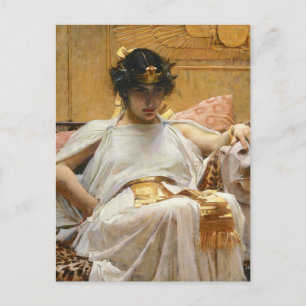 Vintag Art John W. Waterhouse Cleopatra Postkarte