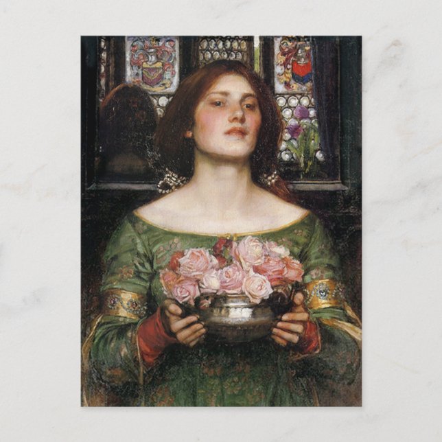 Vintag Art John William Waterhouse Postkarte (Vorderseite)