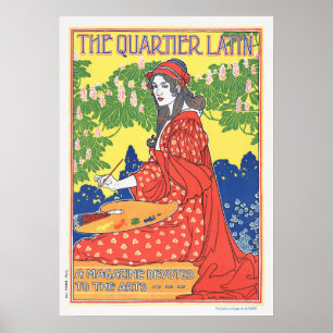 Vintag Art Magazine Cover Poster