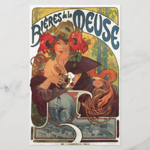 Vintag Art Nouveau Alphonse Mucha