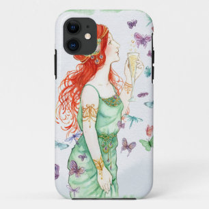 Vintag Art Nouveau Lady Champagne Party Time Case-Mate iPhone Hülle