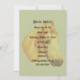 Vintag Art Show Horse Party Einladung