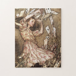 Vintag Arthur Rackham Alice im Wunderland Art Puzzle