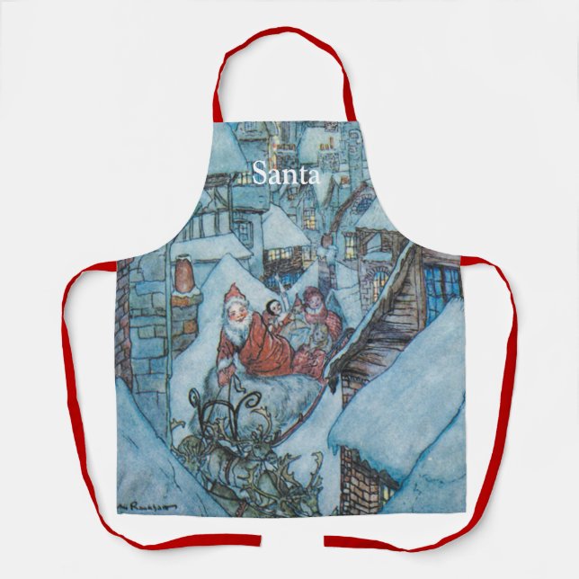 Vintag Arthur Rackham Christmas Schürze (Vorderseite)