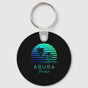 Vintag Aruba Beach Vibes Vacation Souvenir Schlüsselanhänger