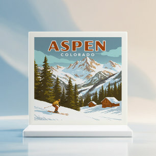 Vintag Aspen Colorado Fliese
