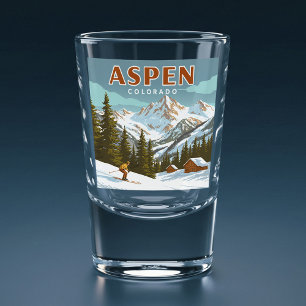 Vintag Aspen Colorado Schnapsglas