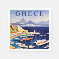 Vintag Athen Griechenland Reisen Postkarte