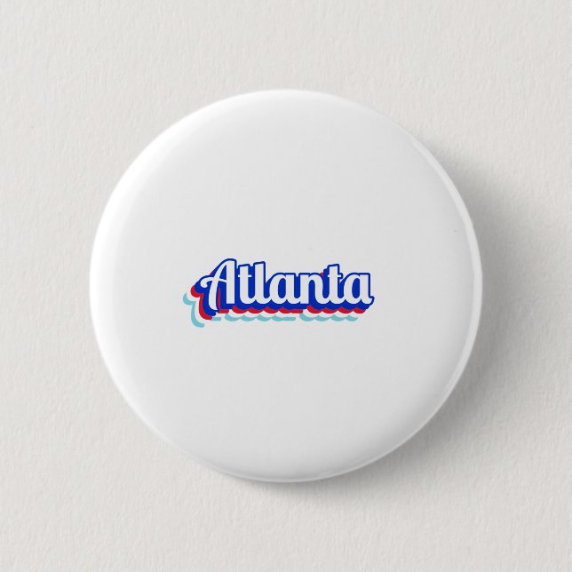 Vintag Atlanta Button (Vorderseite)