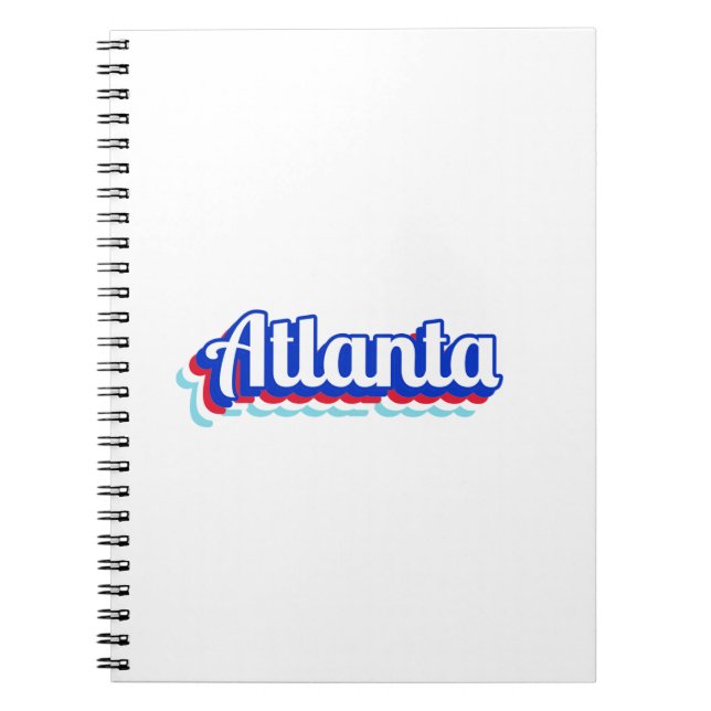 Vintag Atlanta Notizblock (Vorderseite)