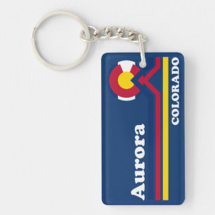 Vintag Aurora Colorado Schlüsselanhänger
