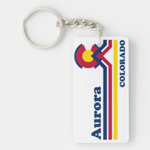 Vintag Aurora Colorado Schlüsselanhänger