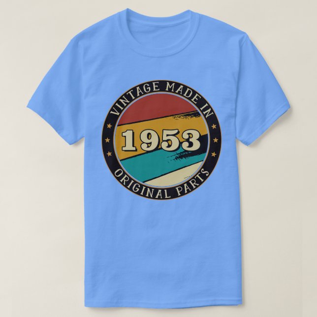 Vintag aus 1953 Originalteile T-Shirt (Design vorne)