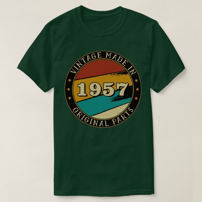 Vintag aus 1957 Originalteile T-Shirt (Design vorne)