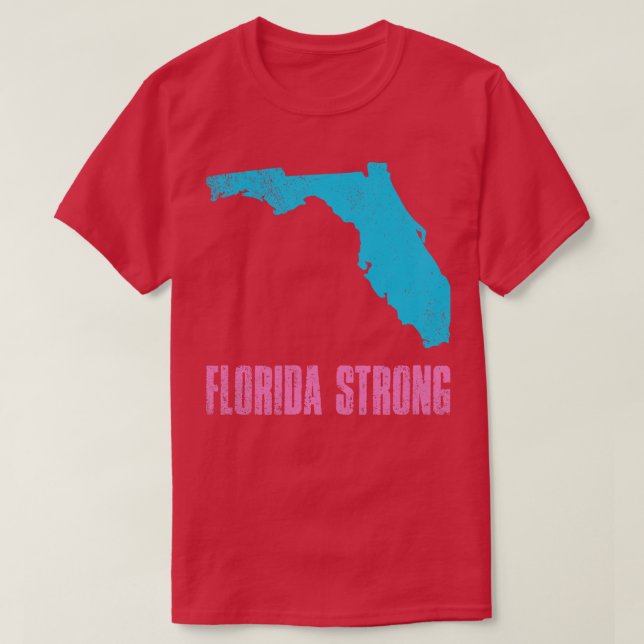 Vintag aussehen Florida stark T-Shirt (Design vorne)