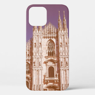 Vintag aussehende Mailänder Kathedrale alias Duomo Case-Mate iPhone Hülle