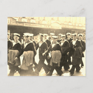 Vintag Aussie Sailors Postkarte
