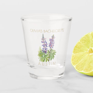 Vintag Austin Tex Bachelorette Reiseroute Party Schnapsglas