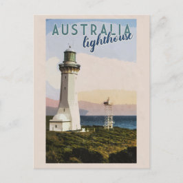 Vintag Australien Point senkrecht Leuchtturm Postkarte