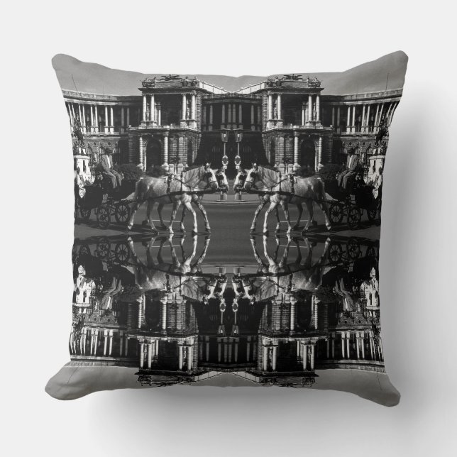 Vintag Austria Hofburg Palace 1970 Mouse P Kissen (Vorderseite)