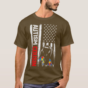 Vintag Autismus Cousin Bärenkenntnisse der amerika T-Shirt