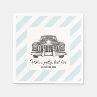 Vintag, Auto, antike Autos, Cocktailpapier Napkins