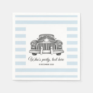 Vintag, Auto, antike Autos, Cocktailpapier Napkins Serviette