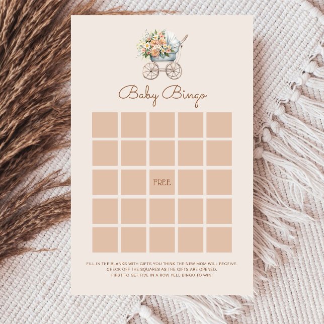 Vintag Baby Carriage Baby Bingo Game (Von Creator hochgeladen)